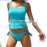 Fashion Tankini Swimwear Green/hot Pants thumbnail-1