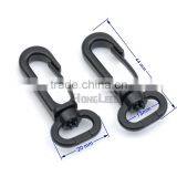 B1306-13mm Black POM Plastic Spring Snap Clip Hooks Carabiner Paracord Strap Hooks Rotary Hooks Swivel Snap Hook thumbnail-2
