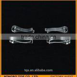 U-shape Without Teeth Garment Accessory Transparent Plastic Clips for Packing thumbnail-1