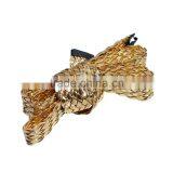 Gold&Silver Flat Wide Glossy PU Leather Cord thumbnail-1