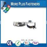 Made in Taiwan High Quality Strong Stainless Steel Hose Clamps Thin Hose Clamp Oval Shaped thumbnail-1