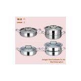 Glass Lid Saute Pan With Steamer Set thumbnail-1