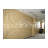 Sound Absorbing MDF Wooden Grooved Acoustic Panel / Melamine Faced MDF Board