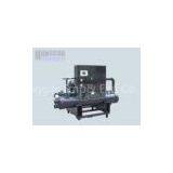 Single Compressor Semi-Hermetic Screw Water Chiller Cooler , Refining Furnace