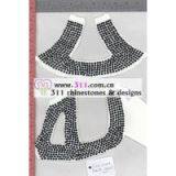 311 Shoes Rhinestuds Octagon Studs Iron on Hot-fix Heat Transfer Design 2