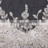 2017 New Style Luxury Beaded Round Neck Long Sleeve Mermaid Lace Wedding Dress BS42 thumbnail-2