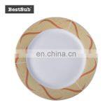 Sublimation Wholesale 10" Plate w/ Golden Pattern P10H-01 thumbnail-2