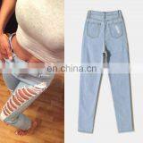 A Forever Fairness Loose Straight Holes Pants Nine New Fashion Jeans Pants,Latest Design Jeans Pants thumbnail-3