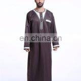 2017 EID Muslim Wear Men Abaya Chothes for Prey Men Maxi Thobe for Islamic thumbnail-3