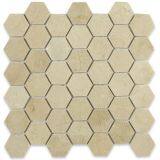 Stylish Crema Marfil Herringbone Bathroom Wall Mosaic thumbnail-3