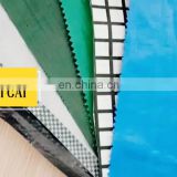 Heavy Duty 190GSM forest green&silver double laminated virgin PE tarpaulin for balcony cover