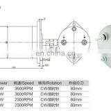 Сертифицированный по стандартам CE и ISO постоянномагнитный двигатель 24В 800Вт thumbnail-5