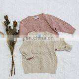 Children's Ins Hollow Sweater 2020 Full Sleeves Clothes Girls Sweater thumbnail-2