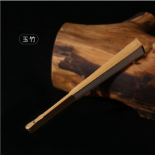 Bamboo Paper Folding Fan Chinese Style Freehand Brushwork Can be Customized thumbnail-4
