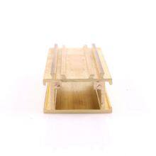 Customized Extruded Brass Profile Brass Window Track thumbnail-1