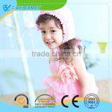Baby Girls Fashion Beach Clothes/lovely Swimwear With Cap for Girl thumbnail-3