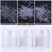 AB Color Caviar Beads Nail Art Decoration Mini Glitter Micro Pearl Manicure 3D 3 Colors Available thumbnail-1