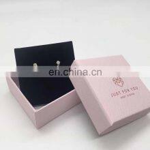 Wholesale Empty Jewelry Gift Paper Packaging Boxes for Earring Necklace Logo Box thumbnail-5