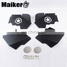 Aluminum Black Fender Trim for Jeep Wrangler JK 07+accessories Front Inner Fender for Jeep thumbnail-1