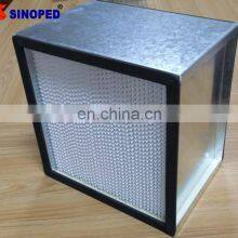 H11 H12 H13 H14 U15 U16 U17 Aluminium Alloy Frame HEPA Filter Fiber Glass Media HEPA Air Filter thumbnail-5