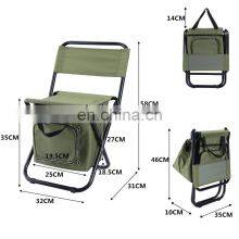 Portable Fishing Chair Folding Cooler Chair Outdoor Picnic Beach Chair Seat thumbnail-1