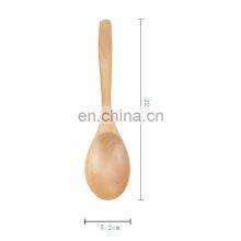 Practical Bamboo Wooden Salad Bowl With Wooden Spoon and Fork Set thumbnail-5