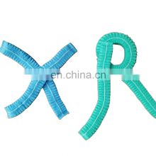 Factory price disposable colorful nonwoven clip cap single or double elastic