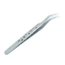 High Precision 9-hole Tweezers Stainless Steel Elbow Tip With Heat Dissipation Hole Mobile Phone Maintenance Tool Tin Planting 9-hole Tweezers thumbnail-3