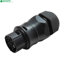 China Factory Solar AC 5 Pin Connectors Panel to Panel Type Inverter ac Connector thumbnail-3