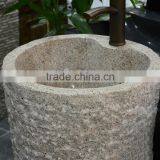 Best Sale Natural Polished Bathroom Yellow Granite Sink Design thumbnail-3