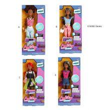 11.5 Inch African American Curly Hair Doll Toys thumbnail-2