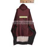 Motorcycle Waterproof Long Funky Pvc Plastic Vinyl Raincoat thumbnail-2