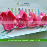 4pcs HALLOWEEN ICING CUTTERS PUMPKIN GHOST HOUSE PLUNGERS CAKE TOPPERS CUPCAKES thumbnail-2