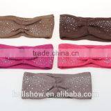 Wholesale Fashion Wool Knitted Lady Headband Rhinestone Crochet Women Hairband Quality Choice thumbnail-6