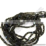 AAA quality labradorite faceted gemstone rondelle beads strands handmade jewelry supplies