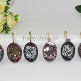 Polyresin Shower Curtain Hooks With Blue Gem thumbnail-5
