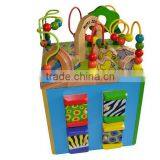 Four Sides Educational Wooden Cube Box Game Kindergarden Activity Play Cube Center Baby Toys Quality Choice thumbnail-5