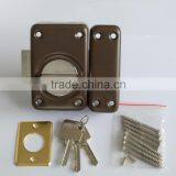 French Type Rim Lock, Bolt Lock , Mortise Lock ,cylinder thumbnail-2