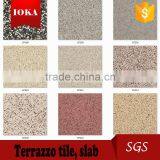 customized grey color terrazzo tiles for outdoor