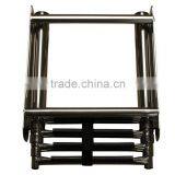 4-Step Under Platform Slide Mount Boat Boarding Ladder, Telescoping, Stainless thumbnail-1