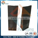 Flat Base Pouch Pocket Zip Rice Plastic Bag