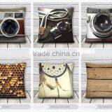 High Quality Fashion White Kitty Design 3d Digital Print Pillowcases Fullprint Decorative Throw Pillow Covers Seat Cushion Cover thumbnail-6