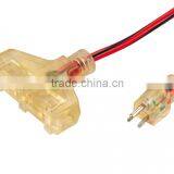 USA 3 outlet Extension cable with UL CUL approval