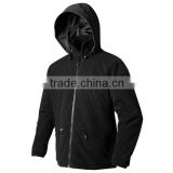 Mens winter Jackets Sportswear Outdoor Double Layer zipper-up Mountain Clothing hooded Fleece Jacket