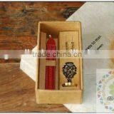 Vintage European style professional wax stamping kit