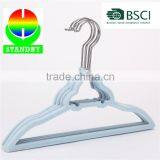 BSCI Factory Car Shape Velvet Flocking Children Coat Hanger Standby