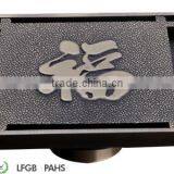 Antique Brass Square Shower Drain Floor Waste thumbnail-4