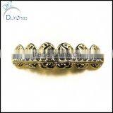 Grillz Iced-Out 14K Gold Plated Row Hip Hop Grills thumbnail-2