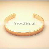 Metallic Bracelet Simple Pure Magnetic Copper Cuff Bracelet for Engraving Magnetic Health Care Cuff Bracelet Quality Choice Most Po thumbnail-4