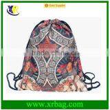 Women Mochila Man Gym Bags Travel Backpack Mucha Printing Waterproof Nylon Drawstring Bag